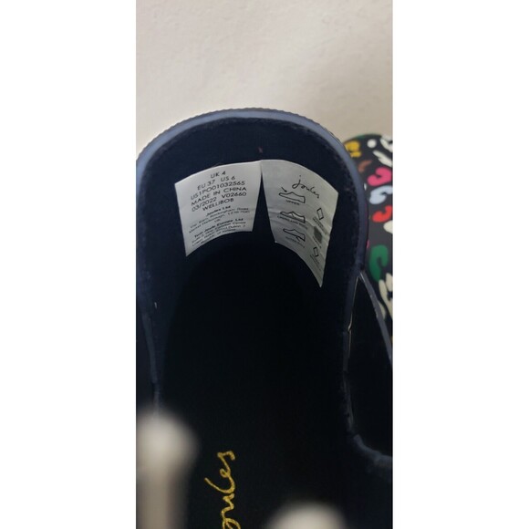 Joules Ankle Rain Boots Wellibob Navy Bees & Leopard Outdoor US 6 EU 37 UK 4 NWT - Picture 5 of 7